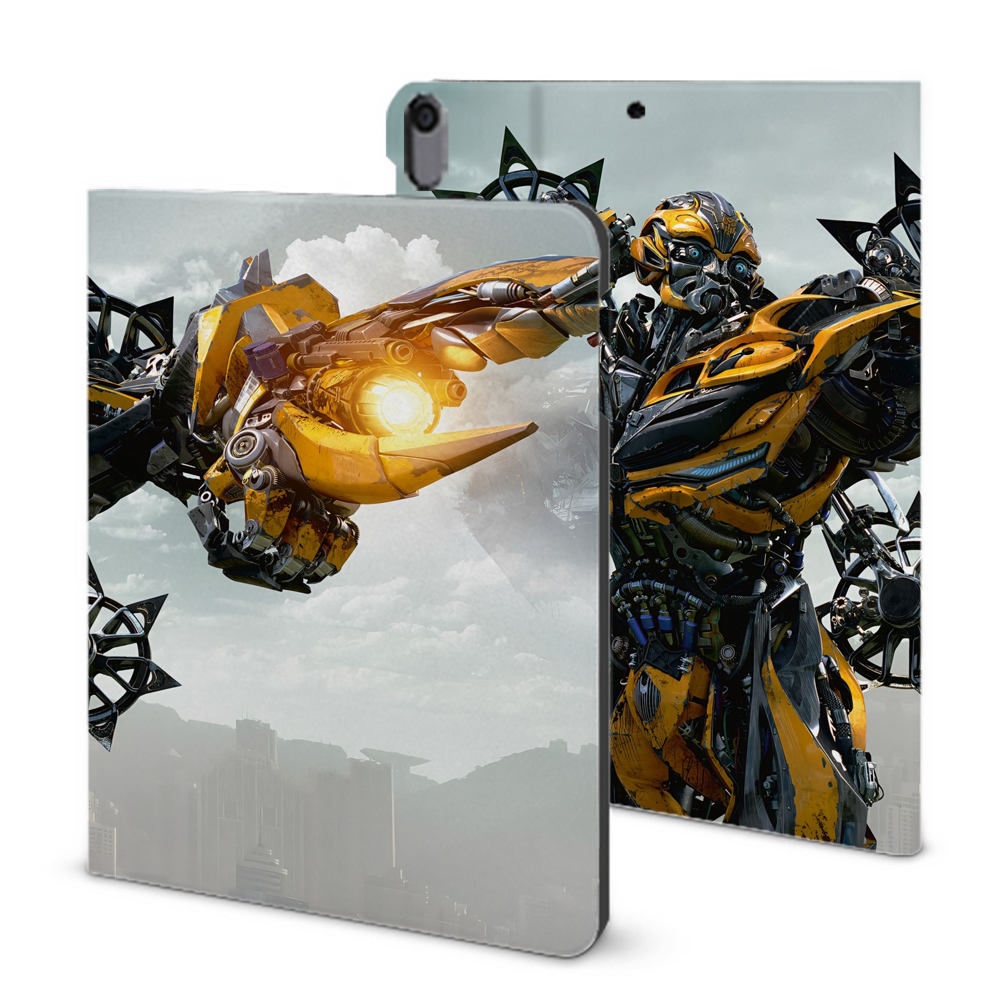 （画像用） Transformers トランスフォーマー IPad ケース ブック型 PUレザー TPU 耐衝撃 軽量 薄型 ペン収納なし 全面保護 IPad 各モデル対応